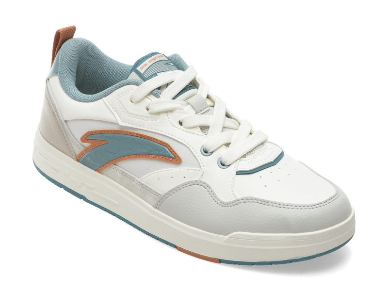 Pantofi sport ANTA albi, 2638052, din piele ecologica