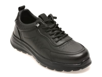 Pantofi sport BITE THE BULLET negri, 86509, din piele naturala