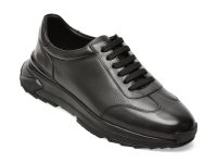 Pantofi sport EPICA negri, 12302, din piele naturala
