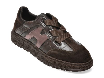 Pantofi sport FLAVIA PASSINI maro, 7835M, din piele naturala