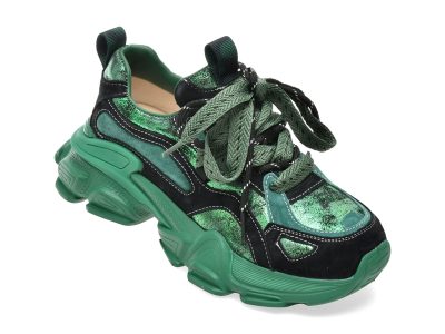 Pantofi sport FLAVIA PASSINI verzi, 5757, din piele naturala