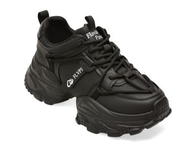 Pantofi sport FLAVIA PASSINI negri, 8828, din piele naturala