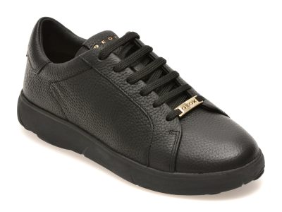 Pantofi sport GEOX negri, D663TA, din piele naturala