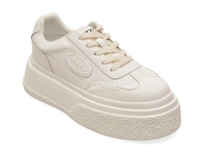 Pantofi sport GRYXX albi, 251212, din piele naturala