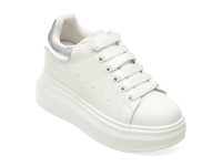 Pantofi sport GRYXX albi, 260016, din piele naturala