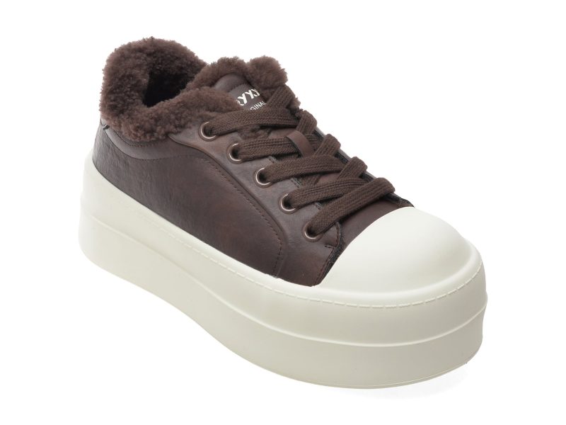 Pantofi sport GRYXX maro, 9727, din piele naturala