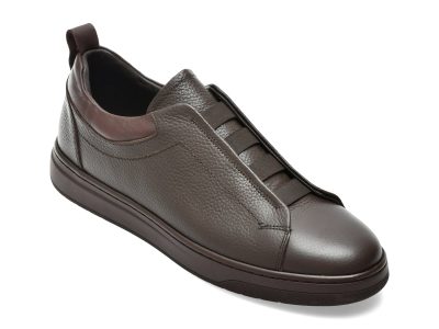 Pantofi GRYXX maro, HRZ610, din piele naturala