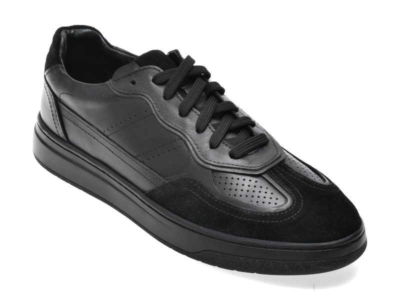 Pantofi sport GRYXX negri, BF040, din piele naturala