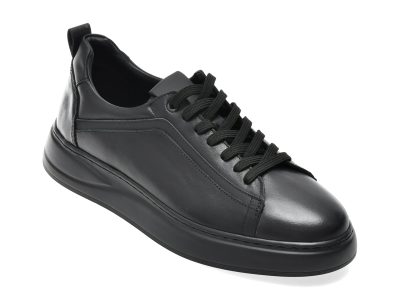 Pantofi sport GRYXX negri, HRZ1995, din piele naturala