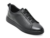 Pantofi GRYXX negri, HRZ610, din piele naturala