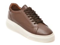Pantofi sport LOST maro, LST107, din piele naturala