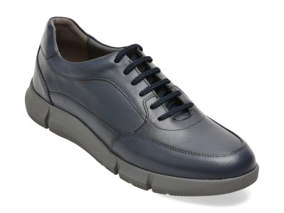 Pantofi sport OTTER bleumarin, K76, din piele naturala