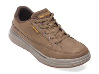Pantofi sport SKECHERS maro, STERLING, din piele ecologica