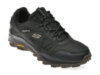 Pantofi sport SKECHERS negri, EQUALIZER 5.0 TRAIL, din material textil si piele naturala