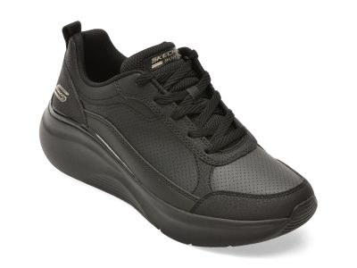 Pantofi sport SKECHERS negri, BOBS B LOVE, din piele ecologica