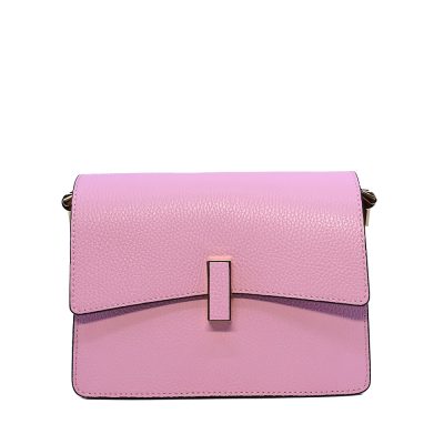 Poșetă crossbody femei Luca di Gioia roz din piele 144POSP3665RO