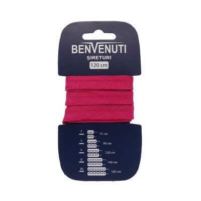 Șiret plat necerat  Benvenuti fuxia din vâscoză 97si120pnvfu