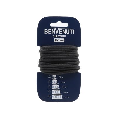 Șiret rotund Benvenuti maro din bumbac 97si140rnbm