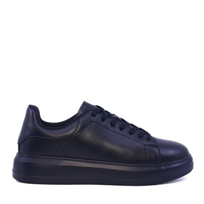 Sneakers bărbați Benvenuti negri din piele 1532BP1110N
