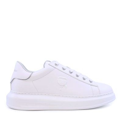 Sneakers bărbați Karl Lagerfeld Kapri Mens NFT Relief albi din piele 2052BP52570A