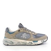 Sneakers bărbați Premiata Mase taupe din piele întoarsă și textil 1691BP8023TA