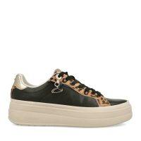 Sneakers femei Alberto Guardiani Cassandra Derby negri din piele 812DP62535N
