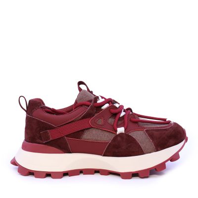 Sneakers femei Benvenuti bordo din piele și textil 1992DP0490VBO
