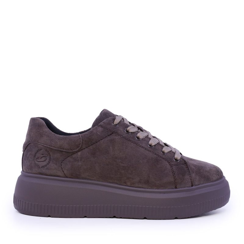 Sneakers femei Benvenuti maro din piele întoarsă 1992DP6643VM
