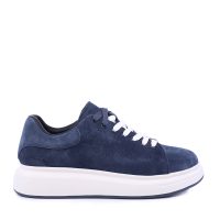 Sneakers ușori bărbați Benvenuti bleumarin din piele întoarsă  3851BP312VBL