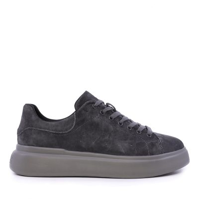Sneakers ușori bărbați Benvenuti gri din piele întoarsă 1922BP0079VGR