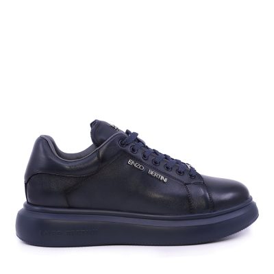 Sneakers ușori bărbați Enzo Bertini bleumarin din piele 3662BP554BL