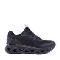 Sneakers ușori  bărbați Thezeus negri din textil  3761BPS25604N