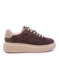 Sneakers ușori femei Enzo Bertini maro din piele întoarsă 3862DP585VM