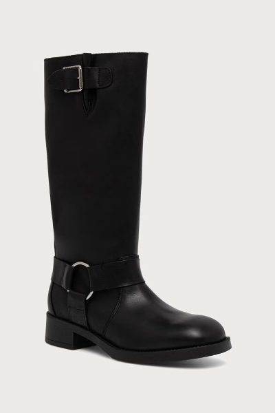 Steve Madden  cizme pentru femei din piele Zamza