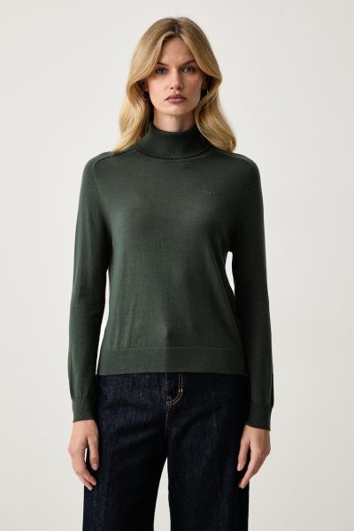 Trussardi  pulover cu guler înalt pentru femei din lână