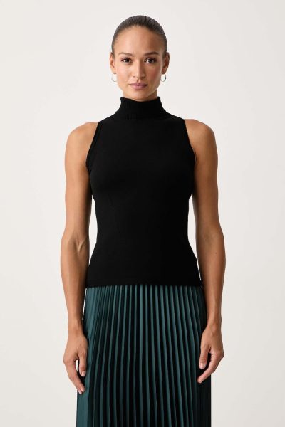 Twinset  pulover cu guler înalt pentru femei cu vâscoză